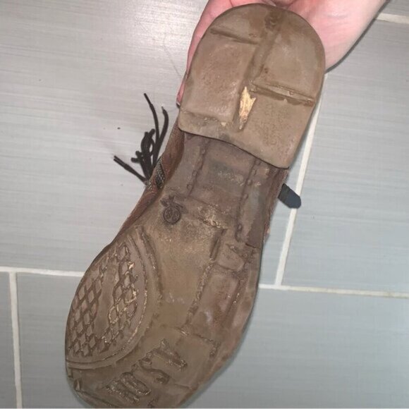 A.S. 98 Brown Studded Leather Boots 36 - Picture 6 of 10